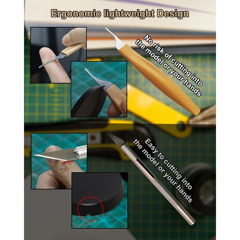 Mouldline Remover, Mouldline Scraping and Cleaning Tool for Miniatures
