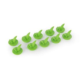 Klarstein GrowIt Accessory Set - Replacement 10 Light Protection Caps for Indoor Greenhouse, Suitable for GrowIt Smart Indoor Garden, Green