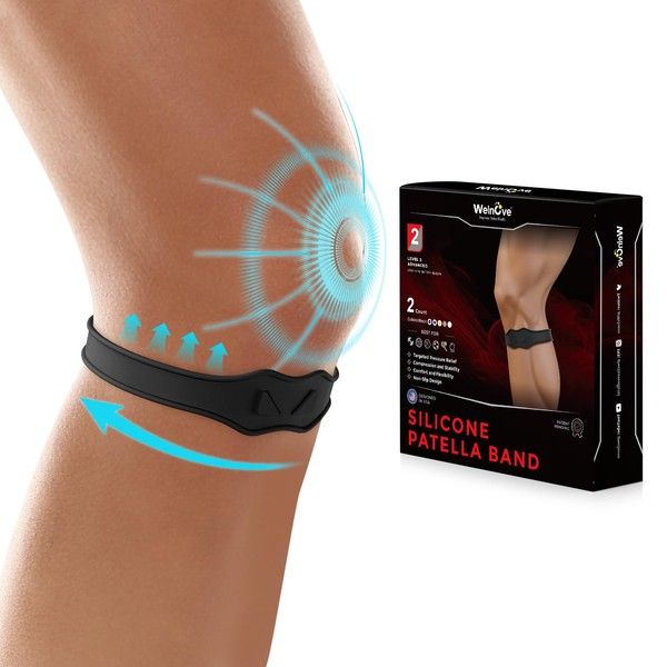 Welnove Patellar Tendon Support Strap for Pain Relief and Stabilization