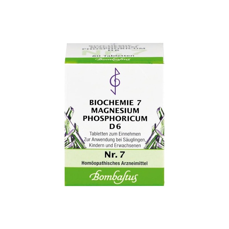 Biochemie 7 Magnesium Phosphoricum D 6 Tablets Pack of 80