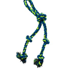 The Pup Quartet 2-Pack Dog Rope Toys – Durable Tug and Chew Set