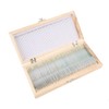50pcs Biology Glass Prepared Microscope Slides Lab Specimens With Wood