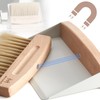 MUVNA Espresso Cleaning Brush Set, a Wood Handle Cleaning Brush