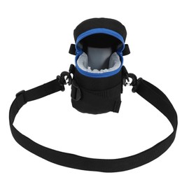 KOMBIUDA 1Pc Shockproof Camera Lens Storage Pouch Thickened Protective Bag for DSLR Lenses Lightweight Compact Design for Travel and Photography