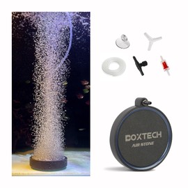 UPETTOOLS Aquarium Nano Air Stones Set, 3.2 Inch Fish Tank Bubbler High Dissolved Oxygen Aerator Stone Aquarium Oxygen Diffuser Bubble Release for Fish Tank Aquarium and Hydroponic (No Air Pump)