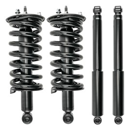 MARSFLUX Front and Rear Struts and Shocks Absorber Complete Assembly Amortiguadores Delanteros y Traseros Compatible with Nissan TITAN 2004-2015 171358 * 2/37251 * 2