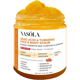 Nasola Exfoliante Facial Y Corporal De Cúrcuma Y Ácido Kójico