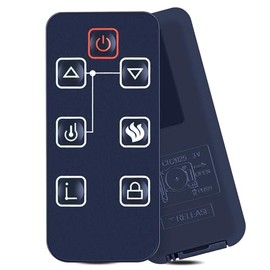 PZL New Replacement Remote Control for FEBO Flame Electric Fireplace ZHS-30-A 13IN-30-054, for Style selections F15-1-005-071B 0781462 Electric Fireplace
