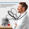 Neck Magnifier Hands Free with Light, 10X 5.2 Large Magnifying