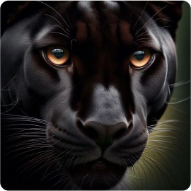 After Dark Crafting Beautiful Black Panther 100% waterproof vinyl sticker decal - many sizes - 3 inches