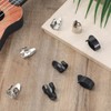 8 Pcs Guitar Finger Picks, tainless Steel Banjo Picks Adjustable