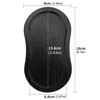 BINHAI Black Salt and Pepper Mill Tray, Pepper Grinder Wood