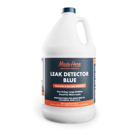 Made Here Co. Leak Detector Blue Refill Bottle - Fast Acting, All-Purpose Leak Detection for High & Low Temperature Applications in Gas & C02 Systems (1 Gallon)