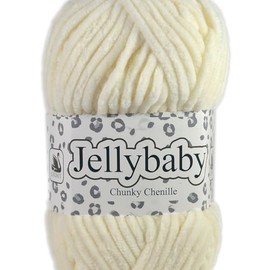 Cygnet Jellybaby Chenille Chunky 100g - 100% Polyester (Vanilla Milkshake 031)