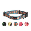 Dog Collars, Soft Adjustable Polyester, Vibrant Prints with Quick-Release UTX