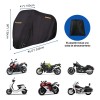 Funda Motocicleta Impermeab Grueso Cubiertas Para Moto