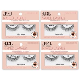 Ardell Naked Lashes 423 False Eyelashes Pack of 4 Comfortable Natural Look