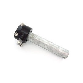 British Style Dual Pull Throttle Assembly - Black