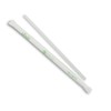 Planet+ 100% Compostable PLA Straws, Individually Wrapped, Jumbo, 7.75-inch, 400-Count