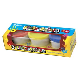 BAZIC Assorted Color 80ml Finger Paint (3/Pack) (Case of 48)
