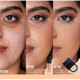 HUDA BEAUTY Original Easy Bake Loose Baking & Setting Powder Loose Powder Fixing Makeup 20 g (Peach Pie 20 g (Pack of 1))