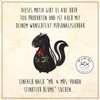Mr. & Mrs. Panda Personalisiertes Bonbonglas Stinktier Blume XL 2000ml