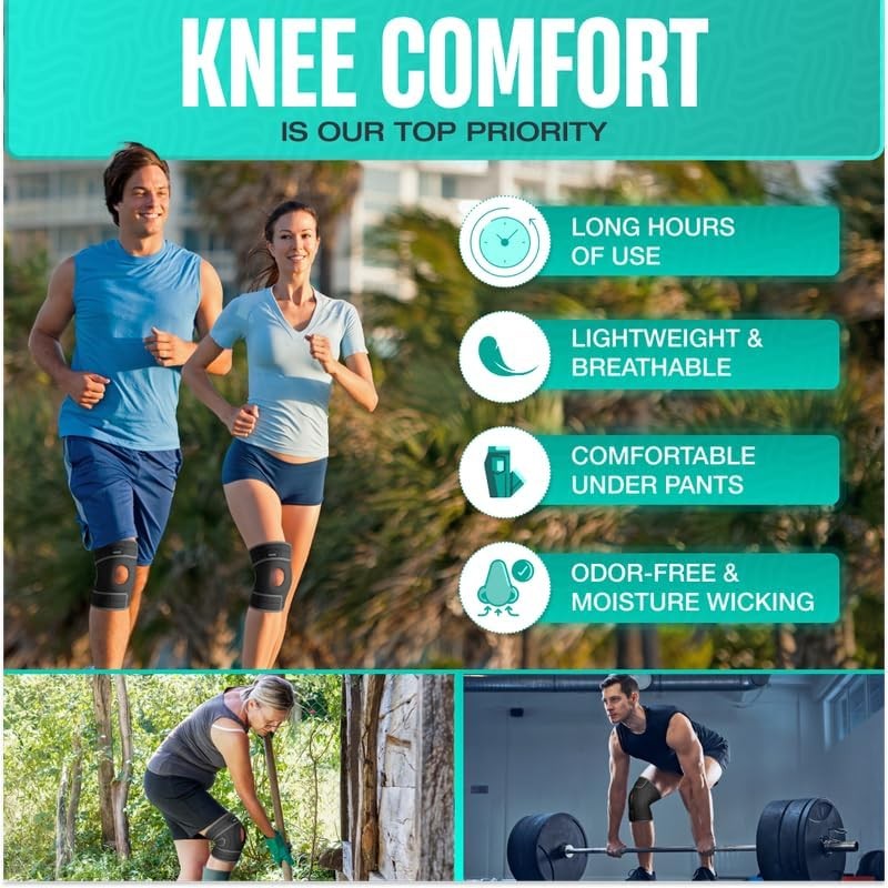 Modvel ELITE Knee Brace With Side Stabilizers & Patella Gel