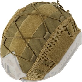 OneTigris Multicam Helmet Cover ZKB06 No Helmet - Cloth Cover for Fast Helmet in Size M/L & Non-Fast Bump Helmet in Size L/XL, Brown, Large