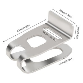 ChgImposs Replacement Belt Hook Clip, 5 Pack Electric Drill Belt Clip Replacement Hook Tool Holder Fit Makita Hammer Drill Tools