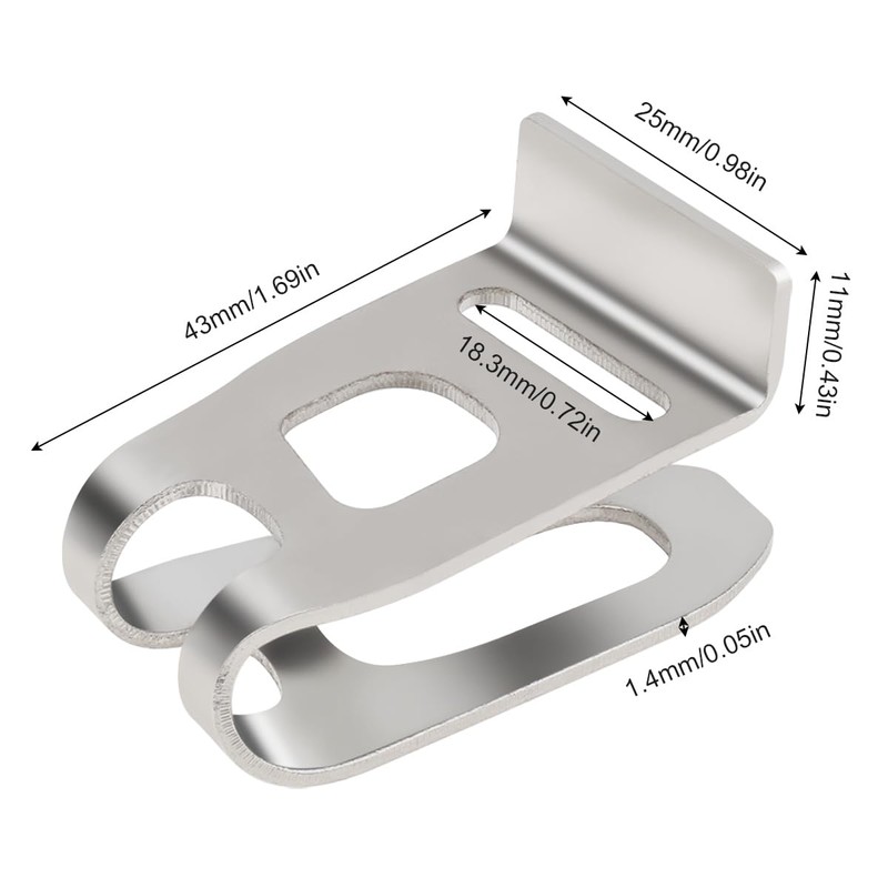 ChgImposs Replacement Belt Hook Clip, 5 Pack Electric Drill Belt