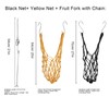 Hanging Feeding Net Bag Poultry Fruit Holder Chicken Cabbage Feeder