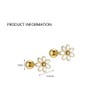 20G Cartilage Mini Stud Earrings Cute Daisy Flower Enamel Earring