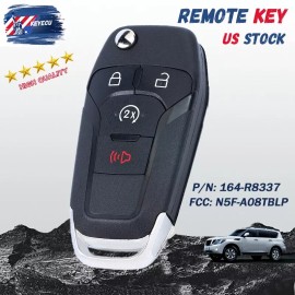KEYECU for 2023 2024 Ford F250 F350 F450 F550 Flip Remote Key Fob N5F-A08TBLP 164-R8337