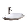 Fine Fixtures Boat Shape (A) Vessel Sink Vitreous ChinaWhite