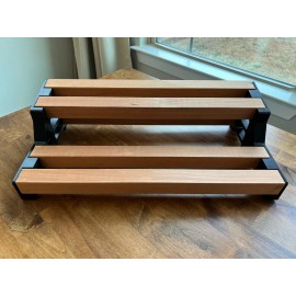Unbranded Tiered - Guitar Pedal Board End Supports - Supports Only - DIY Pedal Board