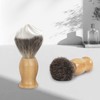 SAMEBUTECO Shaving Brush Badger Hair Bamboo Handle,Shaving Brush Kit with