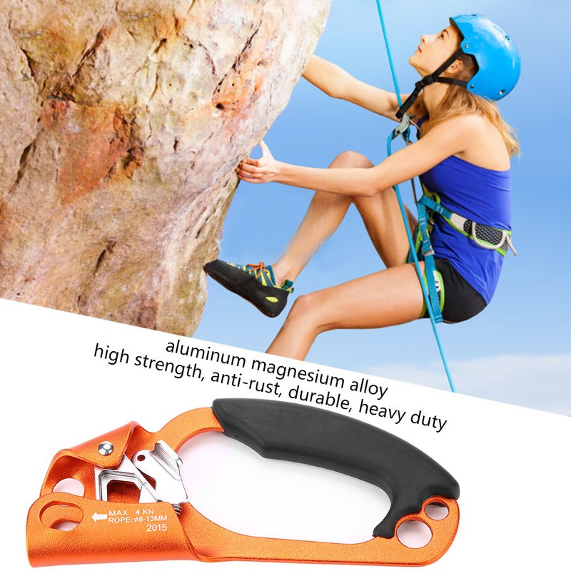 Right Hand Climbing Rope Handle Clamp for 8mm-13mm Rope Rock