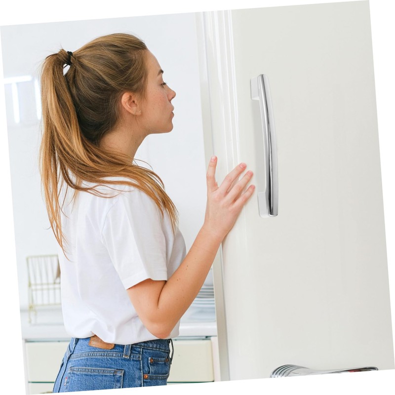 Zerodeko Universal Freezer Door Handle: Nonslip Refrigerator Door Pull Replacement
