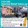 2 Pcs 7101359 Thermal Relief Valves for Simpson Cleaning 7101359