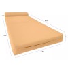 Amfuton Sleeper Chair Folding Foam Beds, Portable Foldable Bed 6