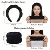 Set negro de 14 piezas MODAMNGL con diadema nube, pulseras,