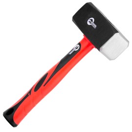 INTERTOOL Mallet Hammer 4.41 lb/2000 g Sledge with Fiberglass Handle HT-0242