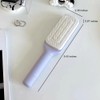Fokmuaex 1pcs Self-Cleaning Retractable Bristle Hair Brush for Women with