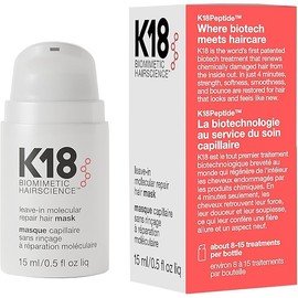K18 Leave-In Molecular Hair Mask, Repairs Dry or Damaged Hair, Reverse Hair Damage from Bleach, Color, Chemical Services & Heat