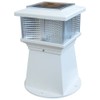 Dock Edge + Solar Piling Light, White