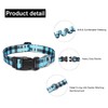 Suredoo Adjustable Dog Collar with Patterns, Ultra Comfy Soft Nylon