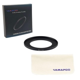 YAMAFOO 58mm to 82mm Step-Up Ring/Step Down Rings Filter Adapter for All Brands UV ND CPL Metal Ring Step-Up Rings Adapter Filter,Black (58-82)
