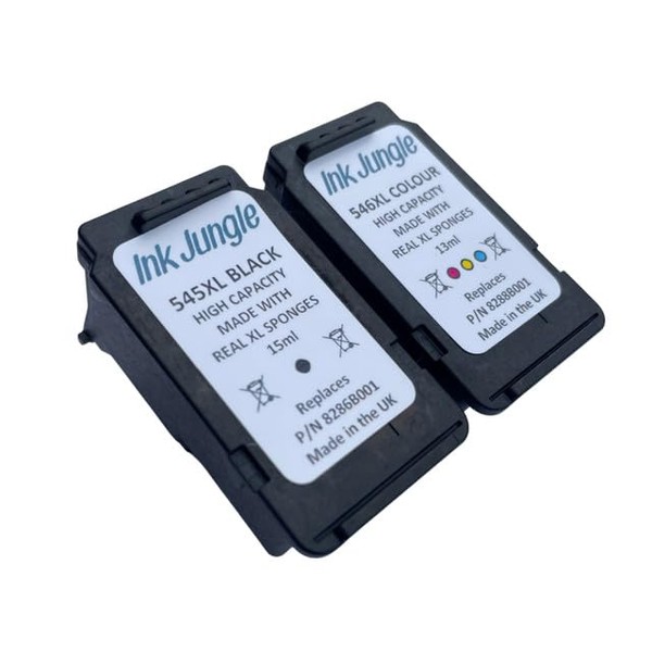 PG545XL Black & CL546XL Colour Ink Cartridge For Canon MG2551S