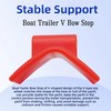 MAMDAFAON 3" Boat Trailer Bow Stop fits 3" Bracket with
