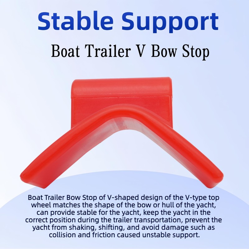 MAMDAFAON 3" Boat Trailer Bow Stop fits 3" Bracket with
